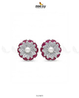 Customizable Radiance Floral Earrings Earrings - Zeesy Jewellery Pakistan | Premium Artificial & Imitation Jewellery