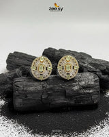 Disc Cluster Studs Earrings Earrings - Zeesy Jewellery Pakistan | Premium Artificial & Imitation Jewellery