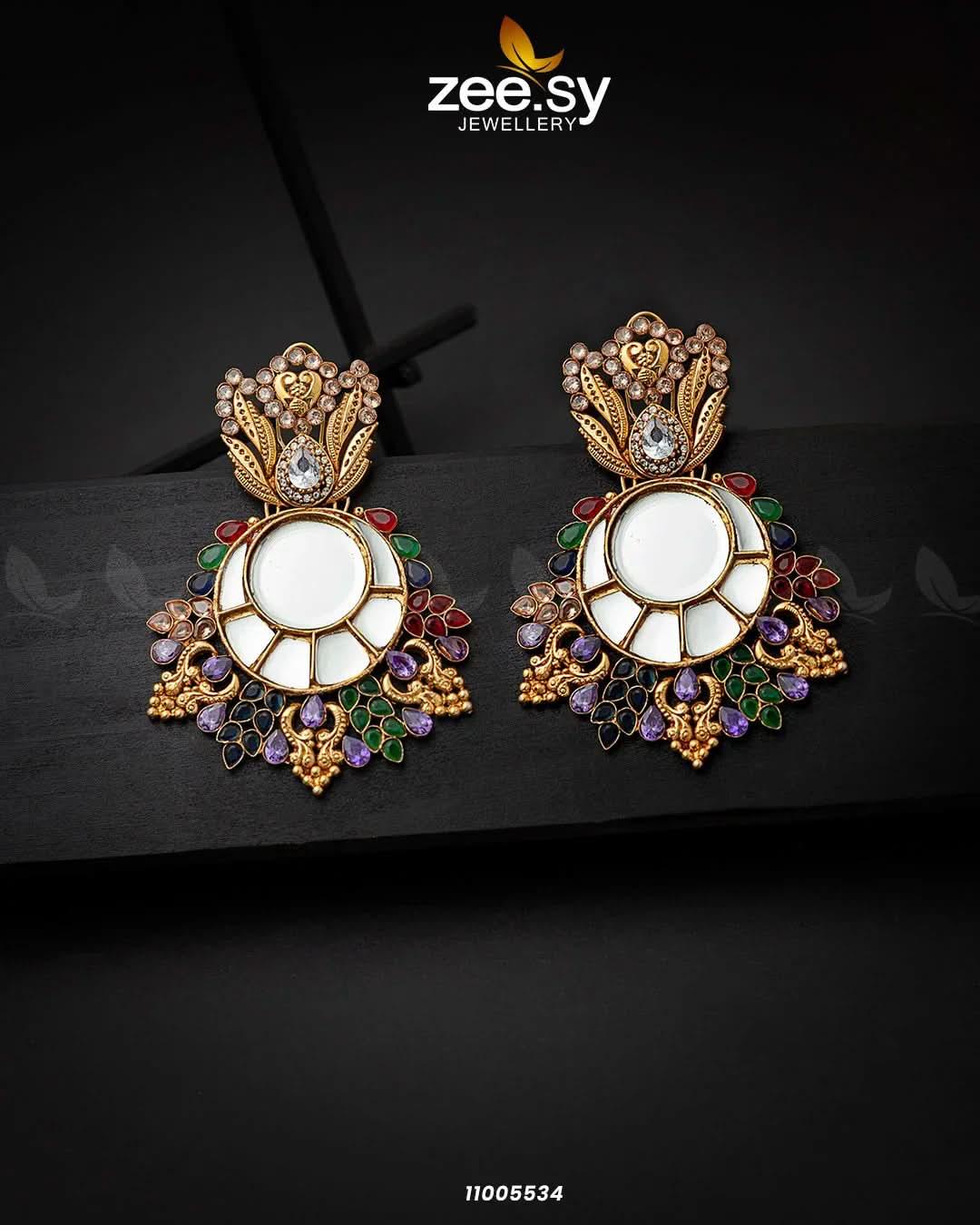 EARRINGS - 0712 Earrings - Zeesy Jewellery Pakistan | Premium Artificial & Imitation Jewellery