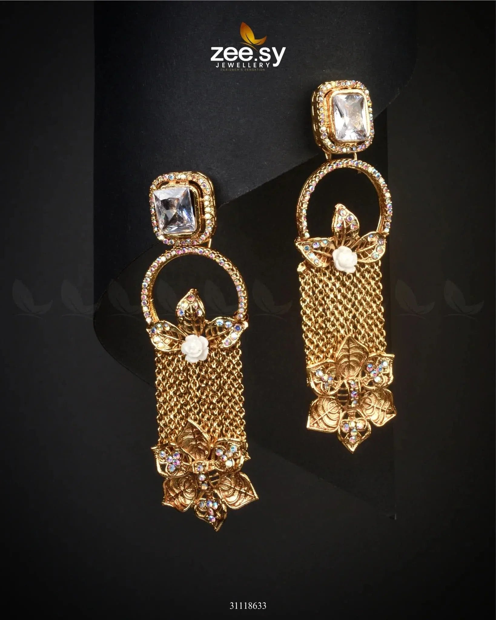 Glimmer Earrings Earrings - Zeesy Jewellery Pakistan | Premium Artificial & Imitation Jewellery