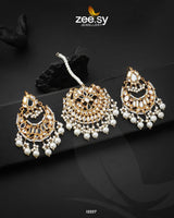 Kundan Bindiya Earrings Earrings - Zeesy Jewellery Pakistan | Premium Artificial & Imitation Jewellery