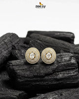 Solstice Cluster Pavé Earrings Earrings - Zeesy Jewellery Pakistan | Premium Artificial & Imitation Jewellery