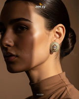 Solstice Cluster Pavé Earrings Earrings - Zeesy Jewellery Pakistan | Premium Artificial & Imitation Jewellery