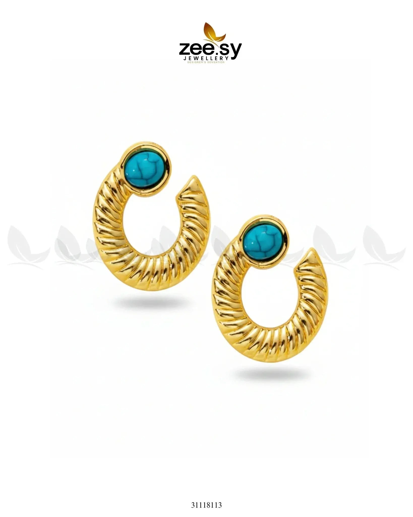 Thistle Earrings Earrings - Zeesy Jewellery Pakistan | Premium Artificial & Imitation Jewellery
