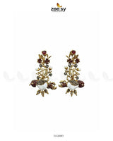 Traditional Turkish Heritage Stone Earrings Earrings - Zeesy Jewellery Pakistan | Premium Artificial & Imitation Jewellery