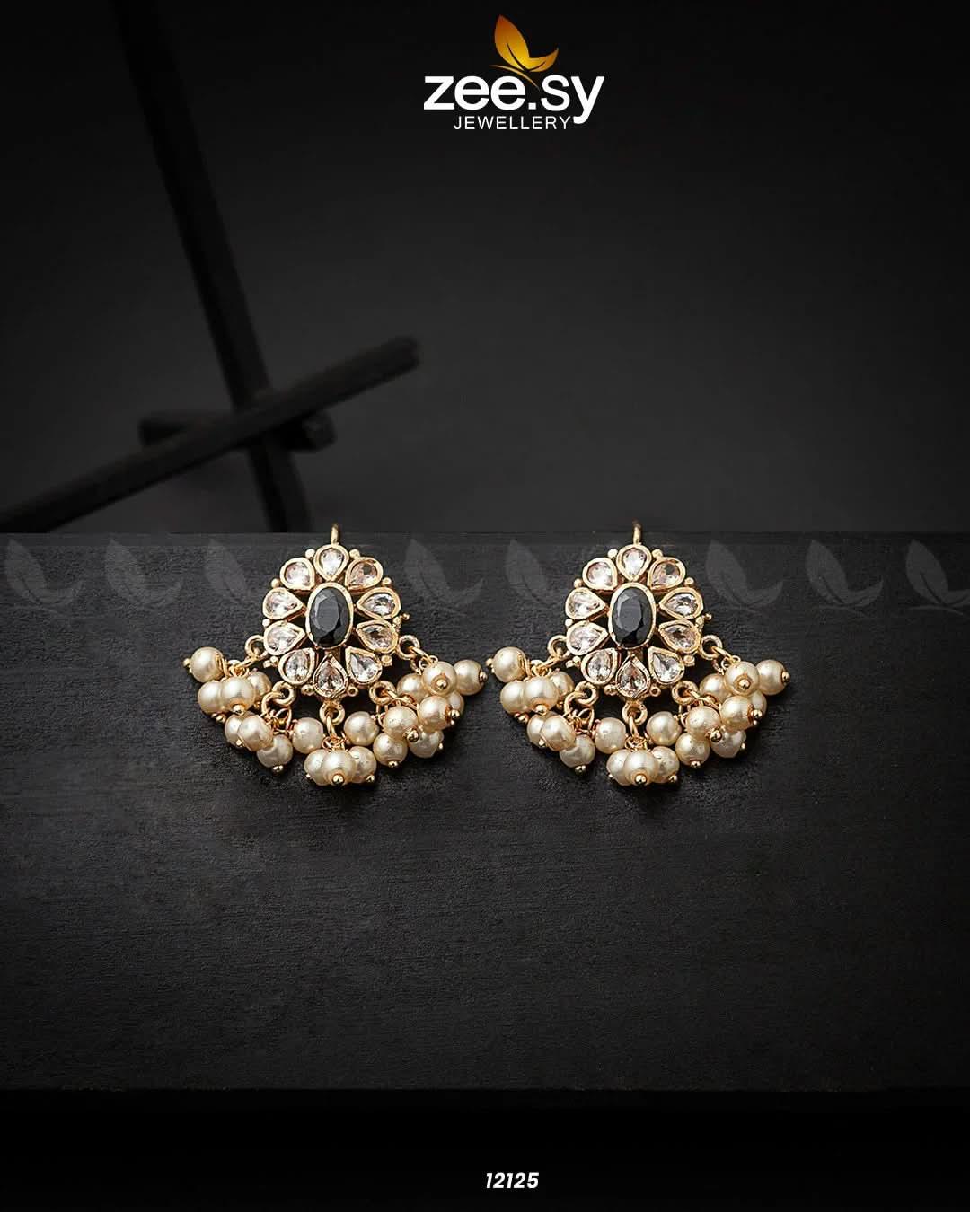 Beads Studs Earrings - Zeesy.pk