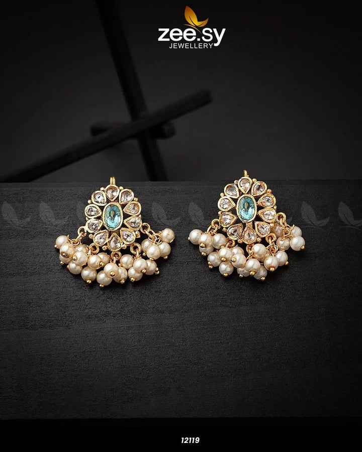 Beads Studs Earrings Feroza Earrings - Zeesy Jewellery Pakistan | Premium Artificial & Imitation Jewellery