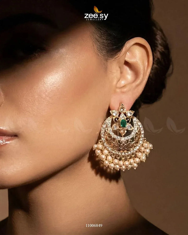 Exclusive Sheesh Gul Stud Earrings Earrings - Zeesy Jewellery Pakistan | Premium Artificial & Imitation Jewellery
