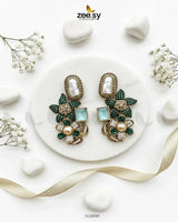Baroque Garden Cluster Earrings Earrings - Zeesy Jewellery Pakistan | Premium Artificial & Imitation Jewellery