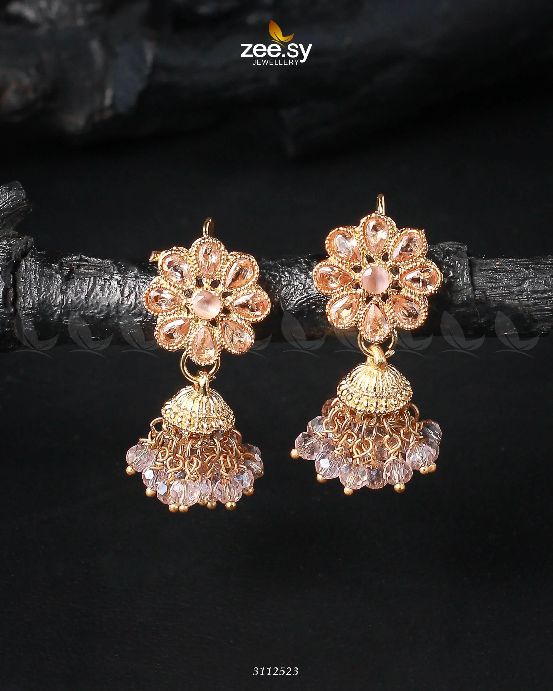Atiqa Earrings - Zeesy.pk