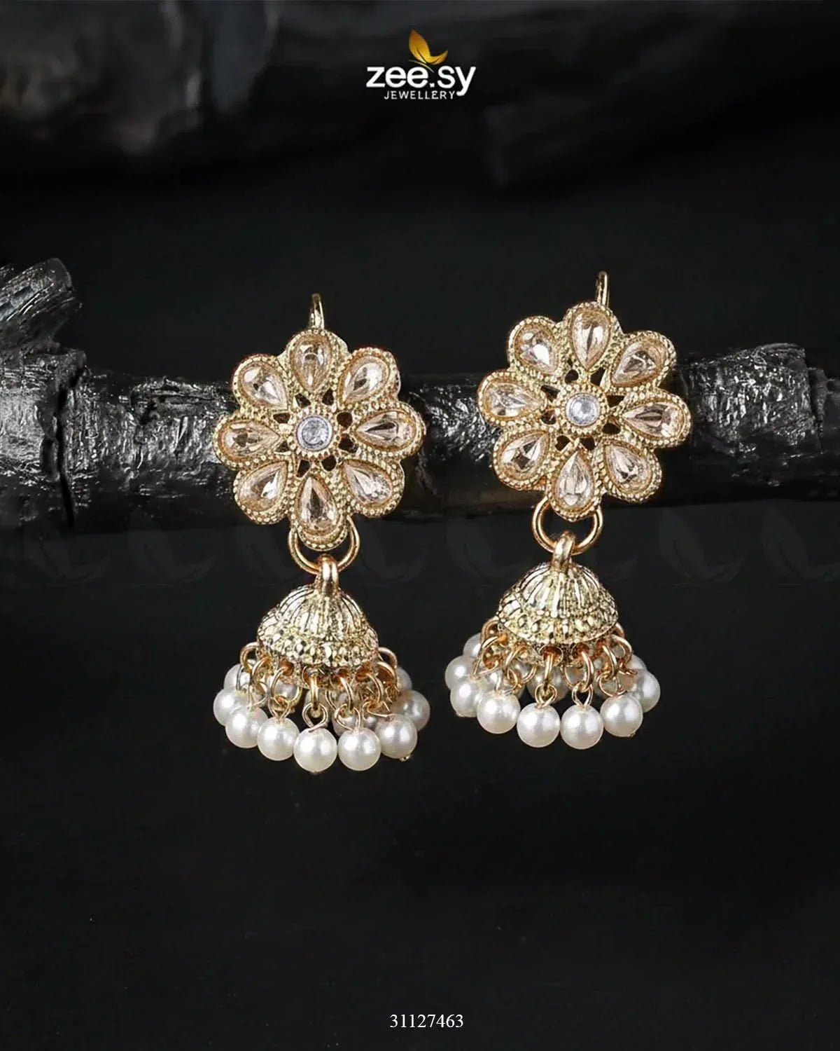 Atiqa Earrings - Zeesy.pk
