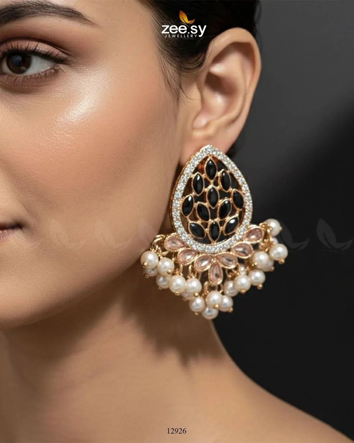 Faisha Earrings Earrings - Zeesy Jewellery Pakistan | Premium Artificial & Imitation Jewellery