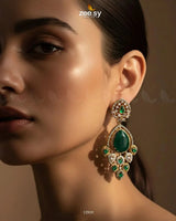 Hibiscus Earrings Earrings - Zeesy Jewellery Pakistan | Premium Artificial & Imitation Jewellery