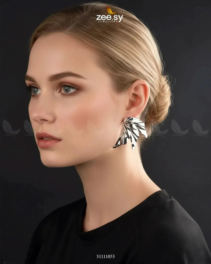 Elviora Earrings Silver Earrings - Zeesy Jewellery Pakistan | Premium Artificial & Imitation Jewellery