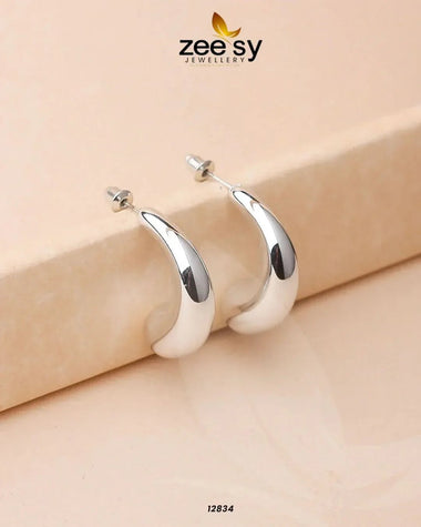 Elysian Earrings Silver Earrings - Zeesy Jewellery Pakistan | Premium Artificial & Imitation Jewellery