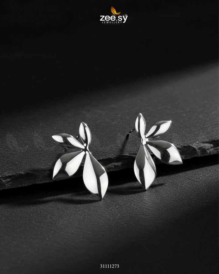Florora Earrings Silver Earrings - Zeesy Jewellery Pakistan | Premium Artificial & Imitation Jewellery