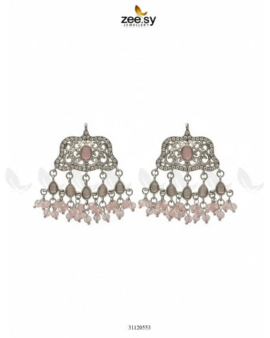 Elegant Tassel Moti Work Earrings Earrings - Zeesy Jewellery Pakistan | Premium Artificial & Imitation Jewellery