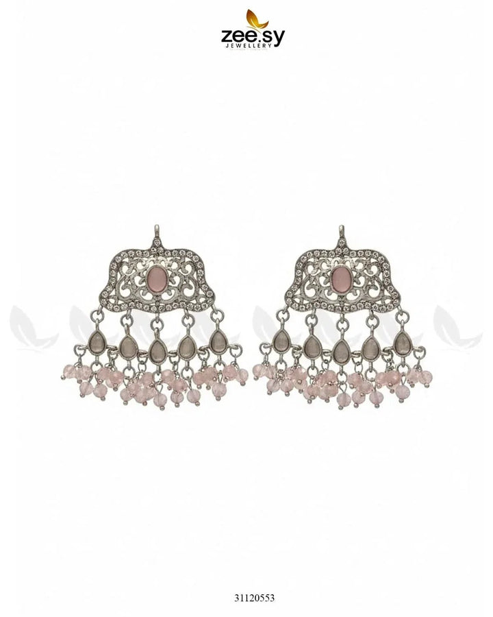 Elegant Tassel Moti Work Earrings Earrings - Zeesy Jewellery Pakistan | Premium Artificial & Imitation Jewellery