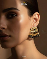 Elegant Tassel Moti Work Earrings Earrings - Zeesy Jewellery Pakistan | Premium Artificial & Imitation Jewellery