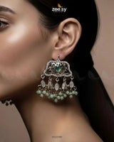 Elegant Tassel Moti Work Earrings Earrings - Zeesy Jewellery Pakistan | Premium Artificial & Imitation Jewellery