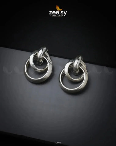 Monet Earrings Silver Earrings - Zeesy Jewellery Pakistan | Premium Artificial & Imitation Jewellery