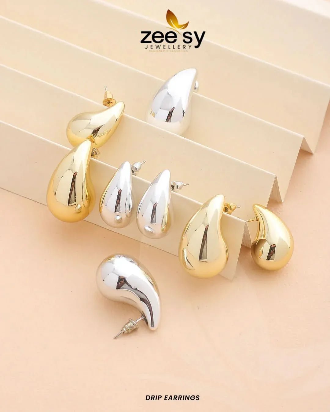Drip Earrings - Zeesy.pk