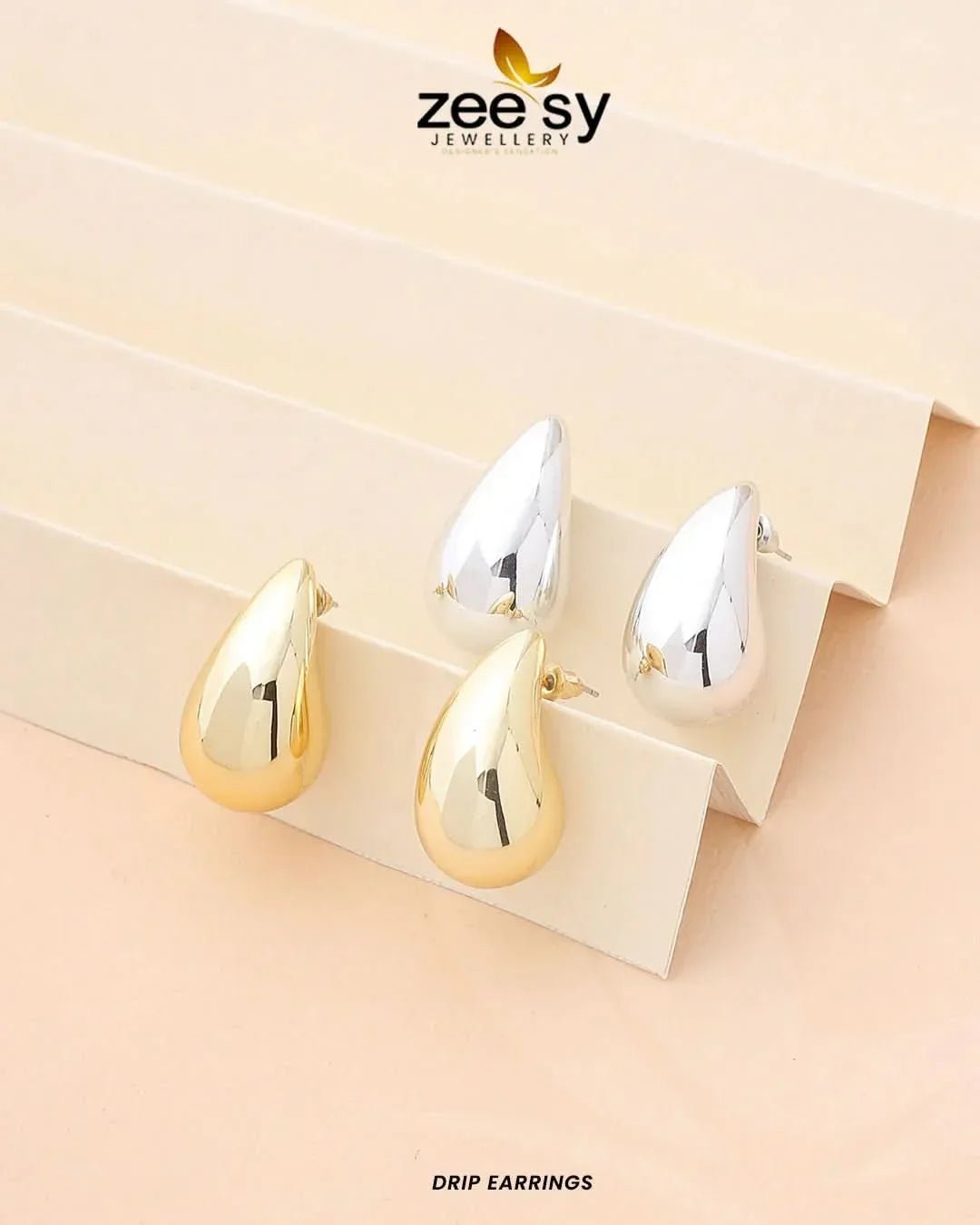 Drip Earrings - Zeesy.pk