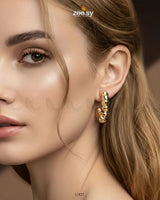 Spiral Hoop Earrings - Zeesy.pk