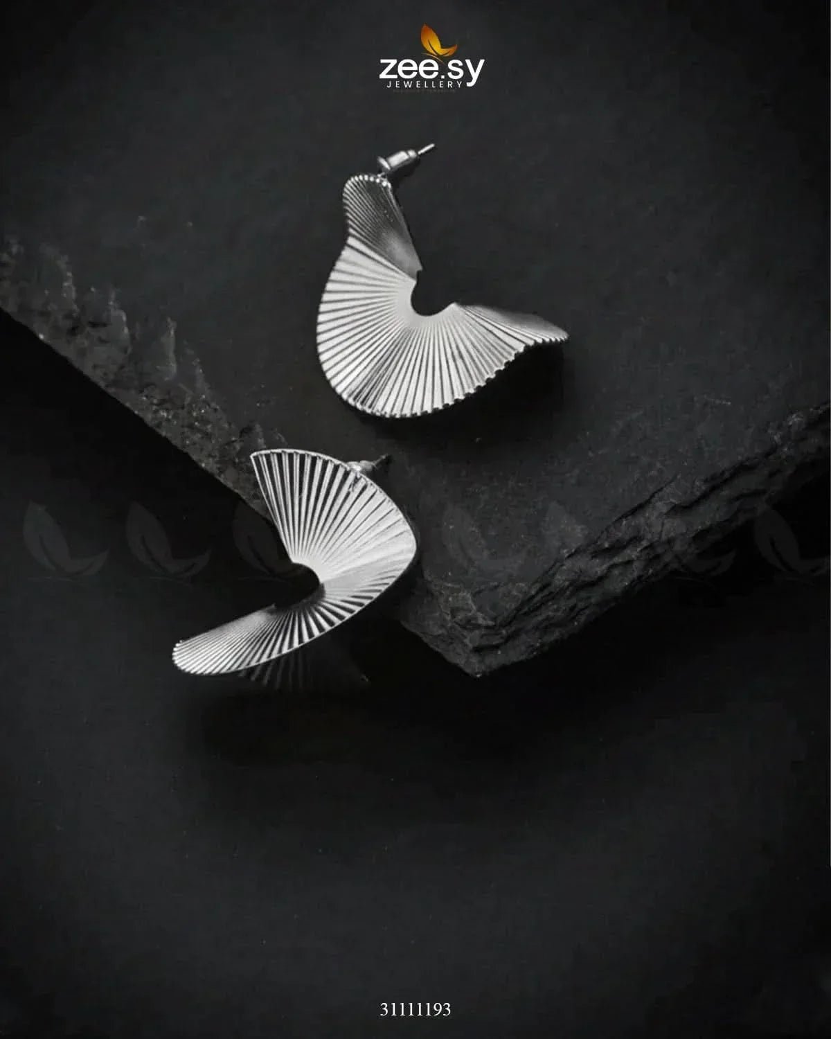 Solara Earrings Silver Earrings - Zeesy Jewellery Pakistan | Premium Artificial & Imitation Jewellery