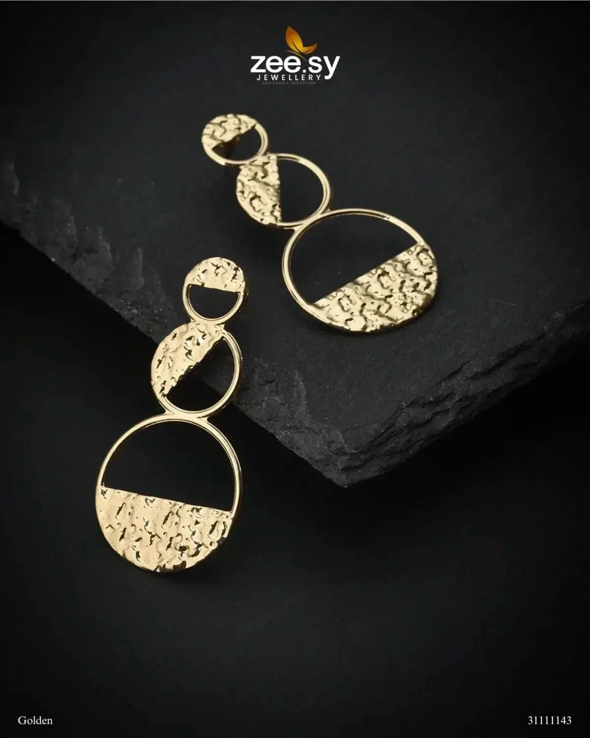 Textura Earrings - Zeesy.pk