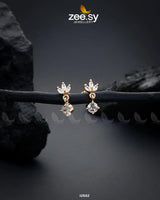 Tiny Leaf Earrings Golden Earrings - Zeesy Jewellery Pakistan | Premium Artificial & Imitation Jewellery