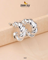 Twisted Hoop Earring - Zeesy.pk