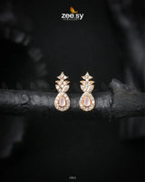 Diana's Earrings Golden Champagne Earrings - Zeesy Jewellery Pakistan | Premium Artificial & Imitation Jewellery