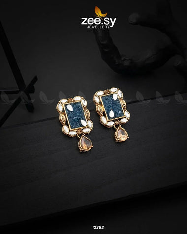 Ethereal Earrings Blue Earrings - Zeesy Jewellery Pakistan | Premium Artificial & Imitation Jewellery