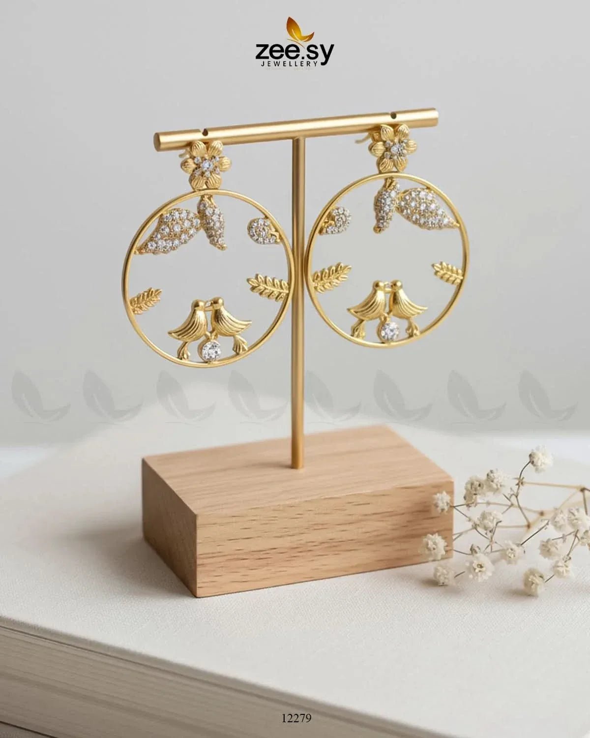 Nouveau Earrings Earrings - Zeesy Jewellery Pakistan | Premium Artificial & Imitation Jewellery