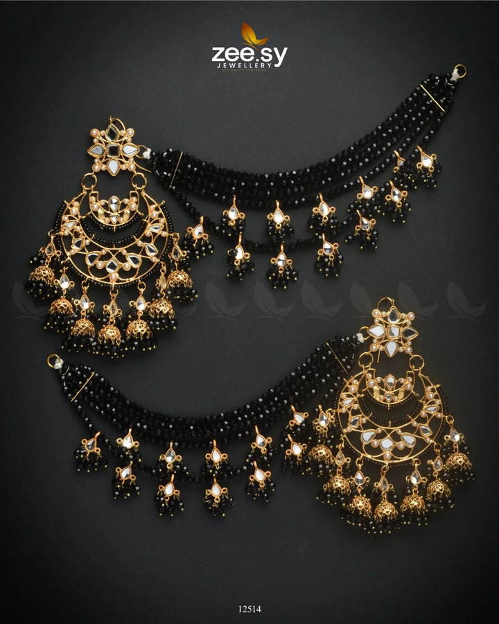 Oxidised Earrings Black Earrings - Zeesy Jewellery Pakistan | Premium Artificial & Imitation Jewellery