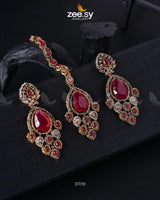 Dangle Earrings Fuchsia Earrings - Zeesy Jewellery Pakistan | Premium Artificial & Imitation Jewellery