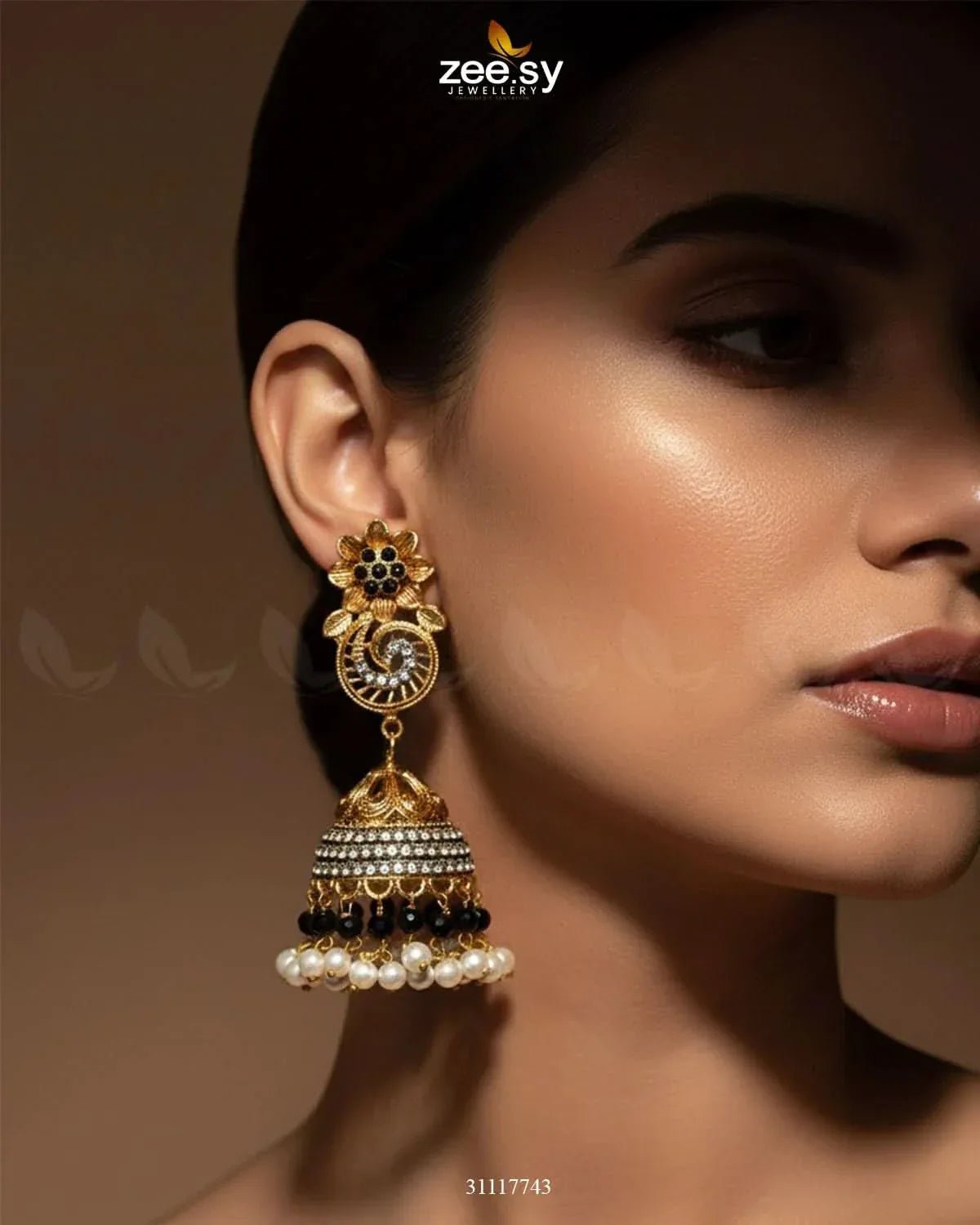 Fern Earrings Earrings - Zeesy Jewellery Pakistan | Premium Artificial & Imitation Jewellery