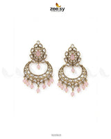 Imperial Chand Crystal Earrings Earrings - Zeesy Jewellery Pakistan | Premium Artificial & Imitation Jewellery