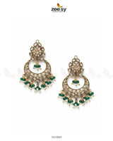 Imperial Chand Crystal Earrings Earrings - Zeesy Jewellery Pakistan | Premium Artificial & Imitation Jewellery