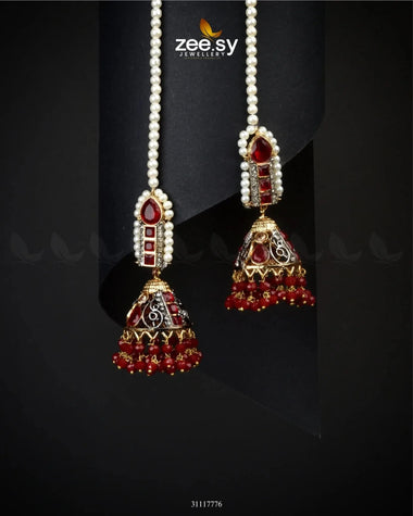 Willoow Earrings Red Earrings - Zeesy Jewellery Pakistan | Premium Artificial & Imitation Jewellery