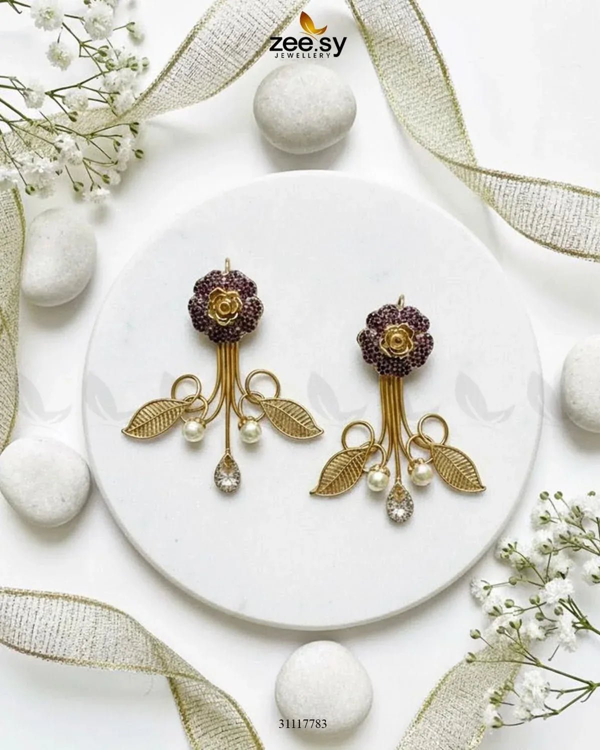 Laurel Earrings Earrings - Zeesy Jewellery Pakistan | Premium Artificial & Imitation Jewellery