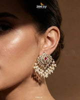 HYDERABADI EARRINGS-0447 - Zeesy.pk