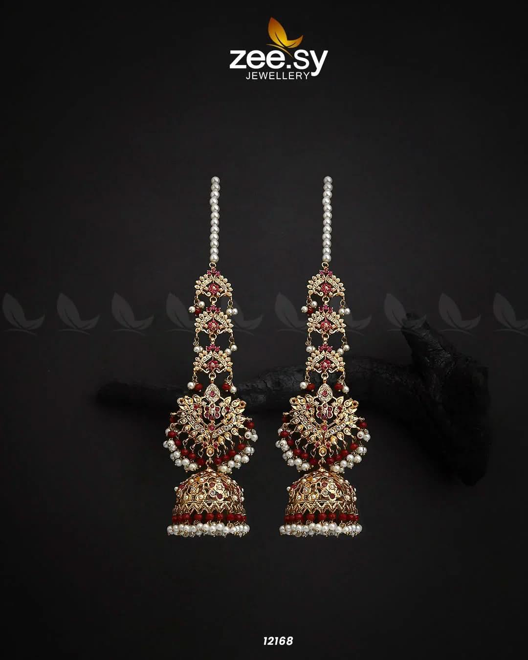 Adorable Jhumki Earrings - Zeesy.pk