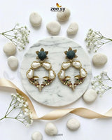 Antique Turkish Baroque Pearl Earrings Multi Earrings - Zeesy Jewellery Pakistan | Premium Artificial & Imitation Jewellery