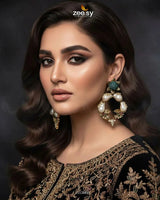 Antique Turkish Baroque Pearl Earrings Earrings - Zeesy Jewellery Pakistan | Premium Artificial & Imitation Jewellery