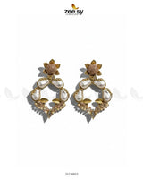 Antique Turkish Baroque Pearl Earrings Earrings - Zeesy Jewellery Pakistan | Premium Artificial & Imitation Jewellery