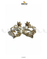 Antique Turkish Baroque Pearl Earrings Earrings - Zeesy Jewellery Pakistan | Premium Artificial & Imitation Jewellery