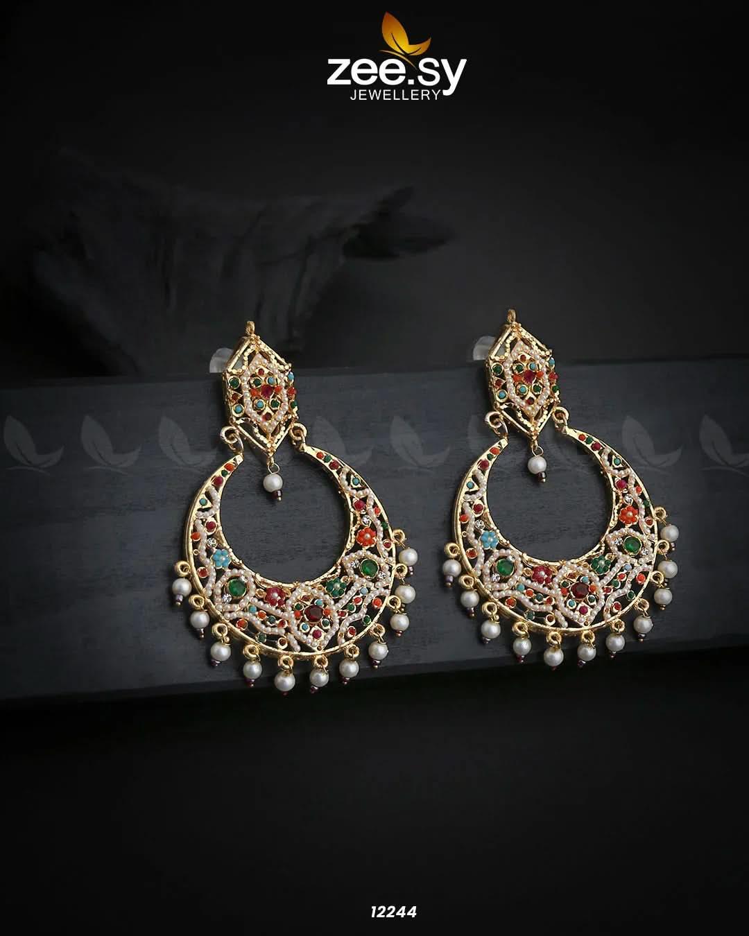 Armeena's Earrings Multi Earrings - Zeesy Jewellery Pakistan | Premium Artificial & Imitation Jewellery
