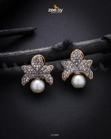 Foxglove Earrings Champagne Earrings - Zeesy Jewellery Pakistan | Premium Artificial & Imitation Jewellery